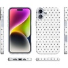 image:imageCasely iPhone 16 Plus Case  Moody Monochrome  Twilight Flora  Compatible with MagSafe  Classic Ultra Thin DesignOn the Dot  White Polka Dot