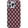 image:imageCasely iPhone 16 Plus Case  Moody Monochrome  Twilight Flora  Compatible with MagSafe  Classic Ultra Thin DesignSpotted in SoHo  Burgundy Polka Dot