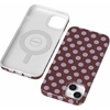 image:imageCasely iPhone 16 Plus Case  Moody Monochrome  Twilight Flora  Compatible with MagSafe  Classic Ultra Thin DesignSpotted in SoHo  Burgundy Polka Dot