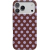 image:imageCasely iPhone 16 Plus Case  Moody Monochrome  Twilight Flora  Compatible with MagSafe  Classic Ultra Thin DesignSpotted in SoHo  Burgundy Polka Dot