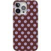 image:imageCasely iPhone 16 Plus Case  Moody Monochrome  Twilight Flora  Compatible with MagSafe  Classic Ultra Thin DesignSpotted in SoHo  Burgundy Polka Dot