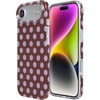 image:imageCasely iPhone 16 Plus Case  Moody Monochrome  Twilight Flora  Compatible with MagSafe  Classic Ultra Thin DesignSpotted in SoHo  Burgundy Polka Dot