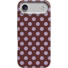 image:imageCasely iPhone 16 Plus Case  Moody Monochrome  Twilight Flora  Compatible with MagSafe  Classic Ultra Thin DesignSpotted in SoHo  Burgundy Polka Dot
