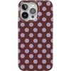 image:imageCasely iPhone 16 Plus Case  Moody Monochrome  Twilight Flora  Compatible with MagSafe  Classic Ultra Thin DesignSpotted in SoHo  Burgundy Polka Dot