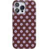 image:imageCasely iPhone 16 Plus Case  Moody Monochrome  Twilight Flora  Compatible with MagSafe  Classic Ultra Thin DesignSpotted in SoHo  Burgundy Polka Dot