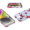 image:imageCasely iPhone 16 Plus Case  Moody Monochrome  Twilight Flora  Compatible with MagSafe  Classic Ultra Thin DesignStars Align  Blue  Red Stars