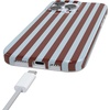 image:imageCasely iPhone 16 Plus Case  Moody Monochrome  Twilight Flora  Compatible with MagSafe  Classic Ultra Thin DesignSunday in Brooklyn  Chocolate Blue Stripes