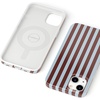 image:imageCasely iPhone 16 Plus Case  Moody Monochrome  Twilight Flora  Compatible with MagSafe  Classic Ultra Thin DesignSunday in Brooklyn  Chocolate Blue Stripes