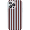 image:imageCasely iPhone 16 Plus Case  Moody Monochrome  Twilight Flora  Compatible with MagSafe  Classic Ultra Thin DesignSunday in Brooklyn  Chocolate Blue Stripes