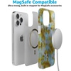 image:imageCasely iPhone 16 Plus Case  Moody Monochrome  Twilight Flora  Compatible with MagSafe  Classic Ultra Thin DesignSunwashed Hazy Floral  Hometown Reverie