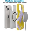 image:imageCasely iPhone 16 Plus Case  Moody Monochrome  Twilight Flora  Compatible with MagSafe  Classic Ultra Thin DesignSunwashed Painted Floral  Hibiscus Haze