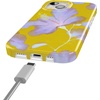 image:imageCasely iPhone 16 Plus Case  Moody Monochrome  Twilight Flora  Compatible with MagSafe  Classic Ultra Thin DesignSunwashed Painted Floral  Hibiscus Haze