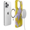 image:imageCasely iPhone 16 Plus Case  Moody Monochrome  Twilight Flora  Compatible with MagSafe  Classic Ultra Thin DesignSunwashed Painted Floral  Hibiscus Haze