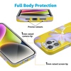 image:imageCasely iPhone 16 Plus Case  Moody Monochrome  Twilight Flora  Compatible with MagSafe  Classic Ultra Thin DesignSunwashed Painted Floral  Hibiscus Haze