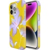 image:imageCasely iPhone 16 Plus Case  Moody Monochrome  Twilight Flora  Compatible with MagSafe  Classic Ultra Thin DesignSunwashed Painted Floral  Hibiscus Haze