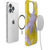 image:imageCasely iPhone 16 Plus Case  Moody Monochrome  Twilight Flora  Compatible with MagSafe  Classic Ultra Thin DesignSunwashed Painted Floral  Hibiscus Haze