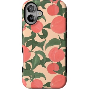 image:imageCasely iPhone 16 Plus Case  Midnight Onyx  Black Shimmer  Bold Protective Design  Compatible with MagSafeFeeling Peachy  Blush Vines