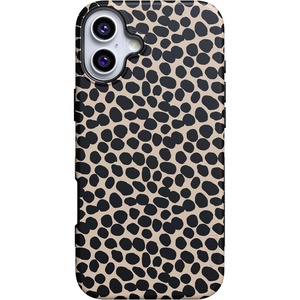 image:imageCasely iPhone 16 Plus Case  Midnight Onyx  Black Shimmer  Bold Protective Design  Compatible with MagSafeLost in Spots  Cheetah Print