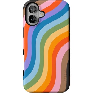 image:imageCasely iPhone 16 Plus Case  Midnight Onyx  Black Shimmer  Bold Protective Design  Compatible with MagSafeLove for All  Rainbow Pride