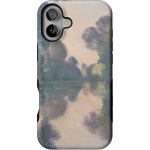 image:imageCasely iPhone 16 Plus Case  Midnight Onyx  Black Shimmer  Bold Protective Design  Compatible with MagSafeMonets Morning  The Met Museum