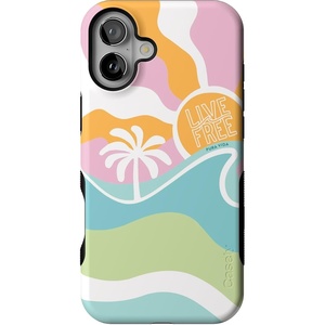 image:imageCasely iPhone 16 Plus Case  Midnight Onyx  Black Shimmer  Bold Protective Design  Compatible with MagSafePura Vida  Tropical Dreams