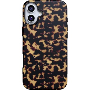 image:imageCasely iPhone 16 Plus Case  Midnight Onyx  Black Shimmer  Bold Protective Design  Compatible with MagSafeShell Shocked  Tortoise Print