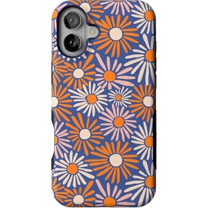 image:imageCasely iPhone 16 Plus Case  Midnight Onyx  Black Shimmer  Bold Protective Design  Compatible with MagSafeSpring Forward  Daisy Floral
