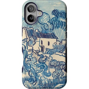 image:imageCasely iPhone 16 Plus Case  Midnight Onyx  Black Shimmer  Bold Protective Design  Compatible with MagSafeVan Gogh  Landscape With Houses