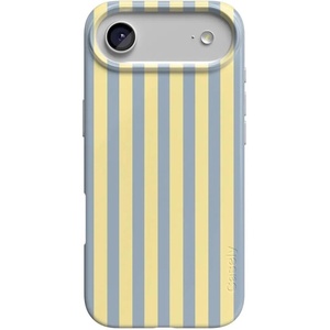 image:imageCasely iPhone 16 Plus Case  Moody Monochrome  Twilight Flora  Compatible with MagSafe  Classic Ultra Thin DesignCoastline Stripes  Blue  Yellow