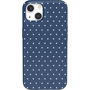 image:imageCasely iPhone 16 Plus Case  Moody Monochrome  Twilight Flora  Compatible with MagSafe  Classic Ultra Thin DesignOn the Dot  Navy Polka Dot