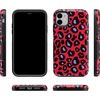 image:imageCasely iPhone 12 Mini Case  Into the Wild  Red amp Blue Leopard Print  Bold Protective Design