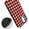 image:imageCasely iPhone 1212 Pro Case  Checked Twice  Red Plaid  Bold Protective Design  Compatible with MagSafe
