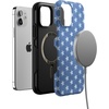 image:imageCasely iPhone 1212 Pro Case  Coastal Blues  Denim Stars  Bold Protective Design  Compatible with MagSafe