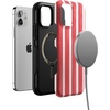 image:imageCasely iPhone 1212 Pro Case  East Coast Summer  Red Stripes  Bold Protective Design  Compatible with MagSafe