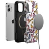 image:imageCasely iPhone 1212 Pro Case  Free Spirit  Rainbow Butterfly  Bold Protective Design  Compatible with MagSafe
