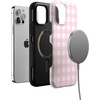 image:imageCasely iPhone 1212 Pro Case  Pink Plaid  Sunday Best  Bold Protective Design  Compatible with MagSafe