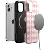 image:imageCasely iPhone 1212 Pro Case  Queen of Diamonds  Pink Watercolor  Bold Protective Design  Compatible with MagSafe