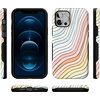 image:imageCasely iPhone 1212 Pro Case  Ride The Wave  Pastel Rainbow Lined  Compatible with MagSafe  Bold Protective Case Design