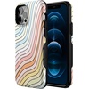 image:imageCasely iPhone 1212 Pro Case  Ride The Wave  Pastel Rainbow Lined  Compatible with MagSafe  Bold Protective Case Design