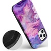 image:imageCasely iPhone 1212 Pro Case  Tie Dying Over You  Purple Marble  Bold Protective Design  Compatible with MagSafe