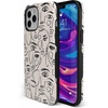 image:imageCasely iPhone 1212 Pro Case  Were All Human  Minimal Face Art  Bold Protective Design  Compatible with MagSafe