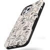 image:imageCasely iPhone 1212 Pro Case  Were All Human  Minimal Face Art  Bold Protective Design  Compatible with MagSafe