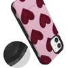 image:imageCasely iPhone 1212 Pro Case  Whole Lotta Love  Plum Hearts  Bold Protective Design  MagSafe Compatible Design