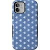 image:imageCasely iPhone 1212 Pro Case  Coastal Blues  Denim Stars  Bold Protective Design  Compatible with MagSafe