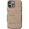 image:imageCasely iPhone 1212 Pro Case  Mocha Ripple  Brown Waves  Bold Protective Design  Compatible with MagSafe