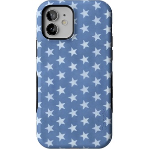image:imageCasely iPhone 1212 Pro Case  Coastal Blues  Denim Stars  Bold Protective Design  Compatible with MagSafe