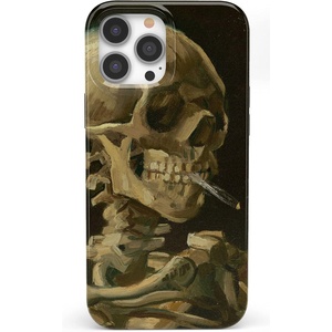 image:imageCasely iPhone 13 Pro Case  Compatible with MagSafe  Van Gogh Skull of a Skeleton with Burning Cigarette Phone Case