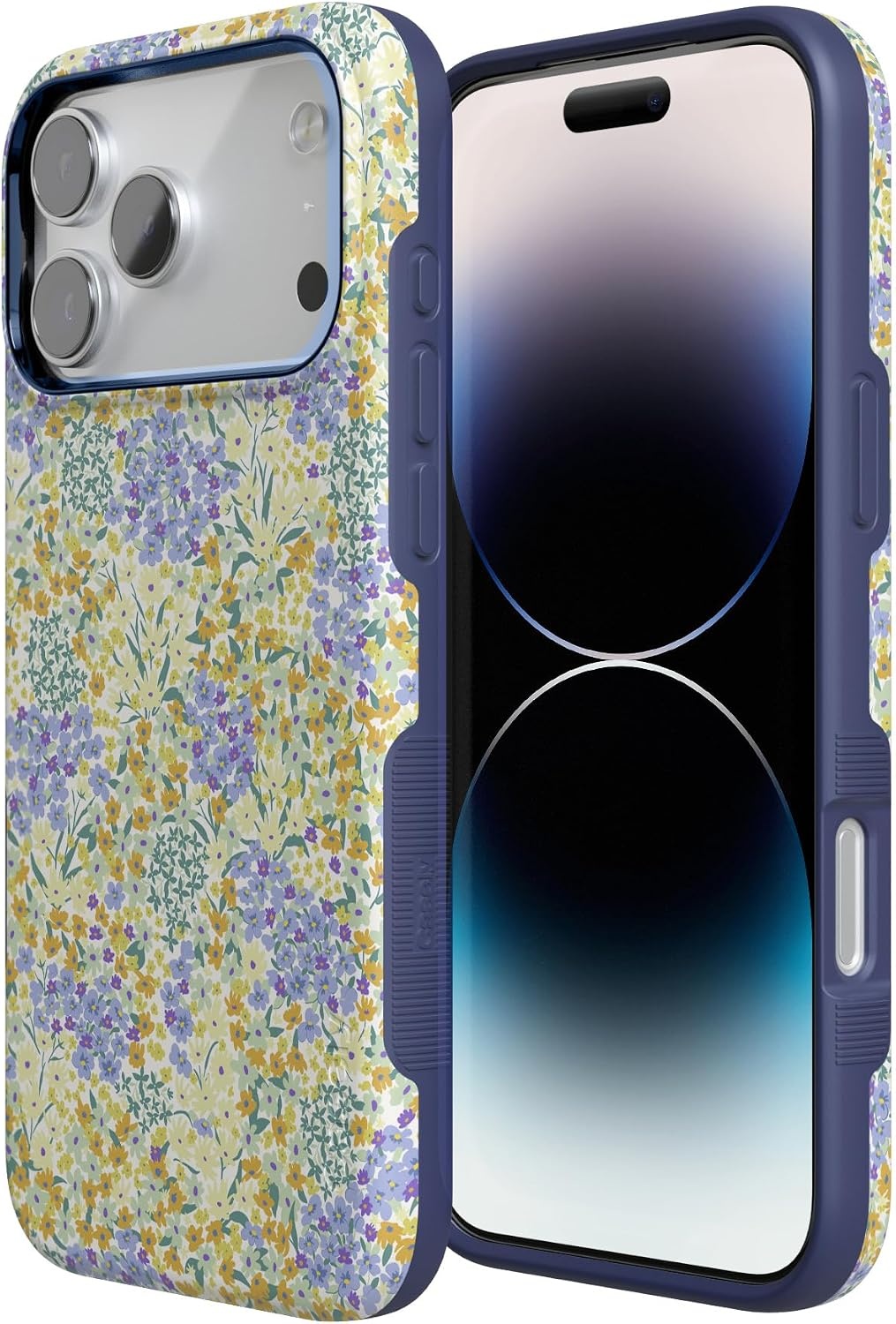 image:imageCasely iPhone 17 Pro Max Case  Midnight Onyx  Black Shimmer  Bold Protective Design  Compatible with MagSafeDream Garden  Cottagecore