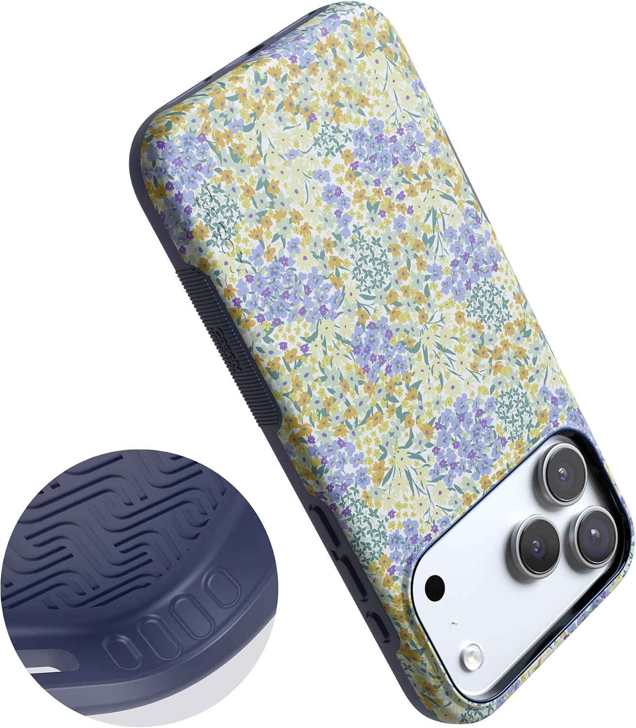 image:imageCasely iPhone 17 Pro Max Case  Midnight Onyx  Black Shimmer  Bold Protective Design  Compatible with MagSafeDream Garden  Cottagecore