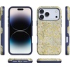 image:imageCasely iPhone 17 Pro Max Case  Midnight Onyx  Black Shimmer  Bold Protective Design  Compatible with MagSafeBoho Blooms  Golden Floral